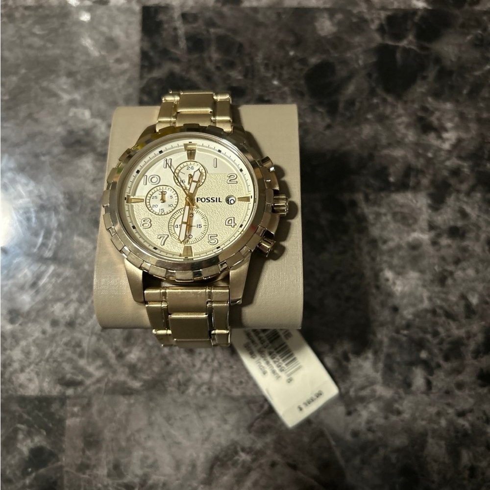 Fossil Men's Gold Chronograph Watch